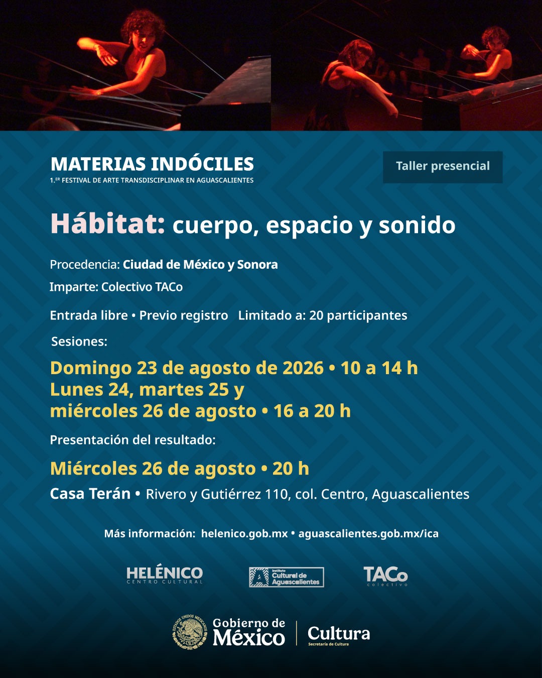 Imagen muestra de Hábitat: cuerpo, espacio y sonido  