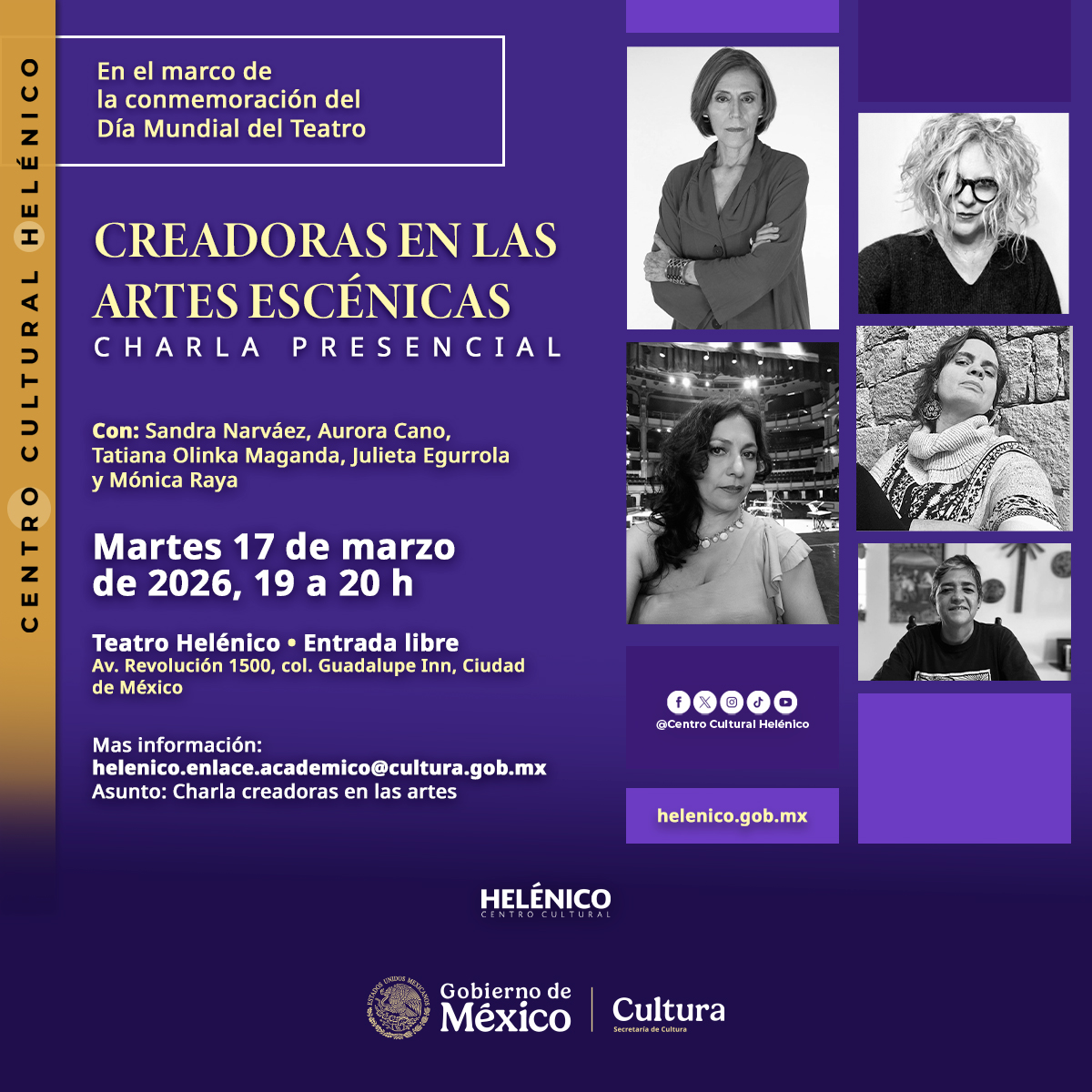 Imagen muestra de CREADORAS EN LAS ARTES ESCENICAS